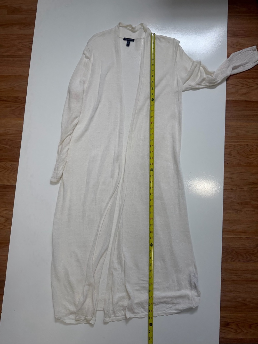 Eileen Fisher White Longline Duster
Cardigan Minimalist Quiet Luxury Boho
L/G - Picture 8 of 9